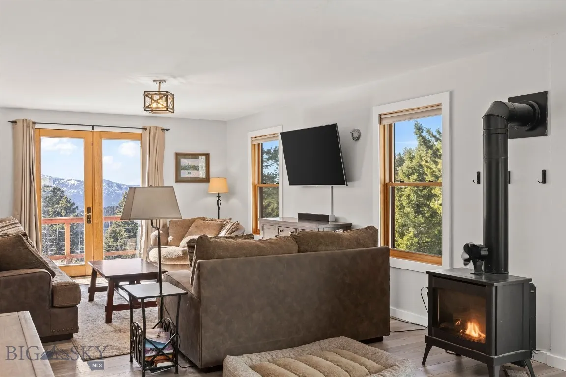 Living room with tons of natural light
