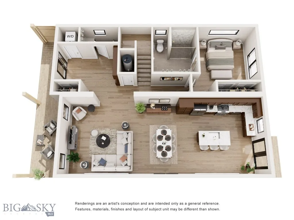 First Floor 3D Floorplans