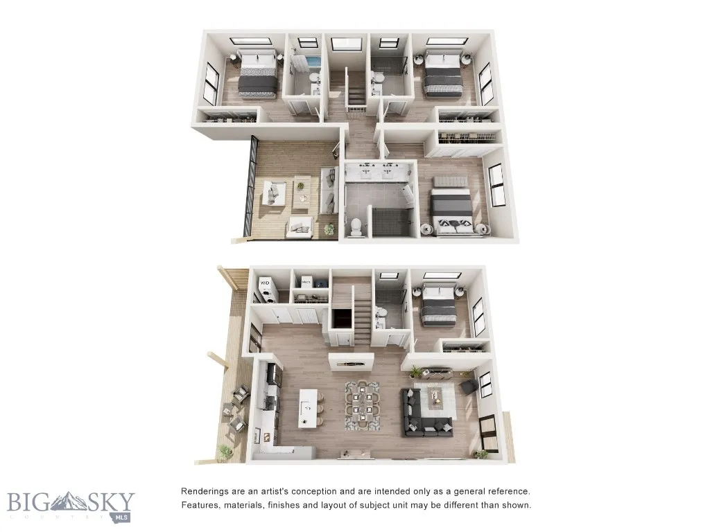 3D Floorplans Combined