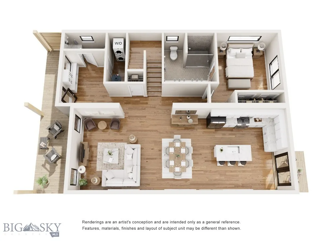 First Floor 3D Floorplans