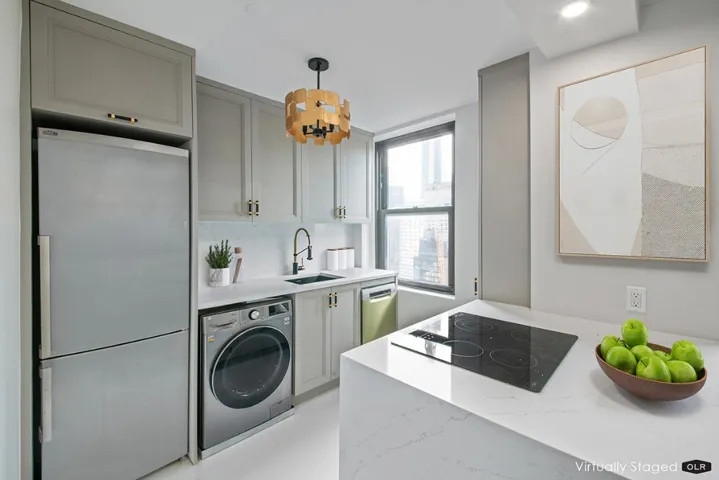 Open renovated kitchen