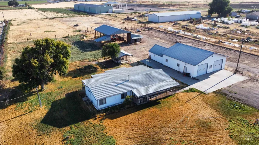 View from above of property