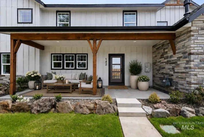 AI Generated Furnished Porch