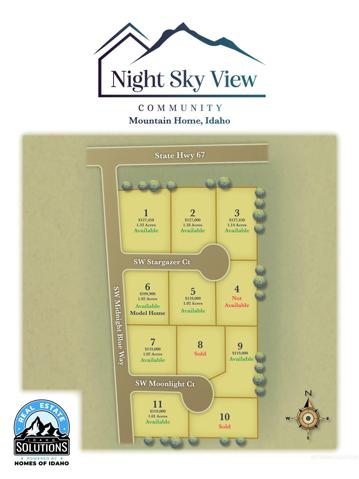 TBD SW Stargazer Court Lot 5, Mountain Home ID 83647