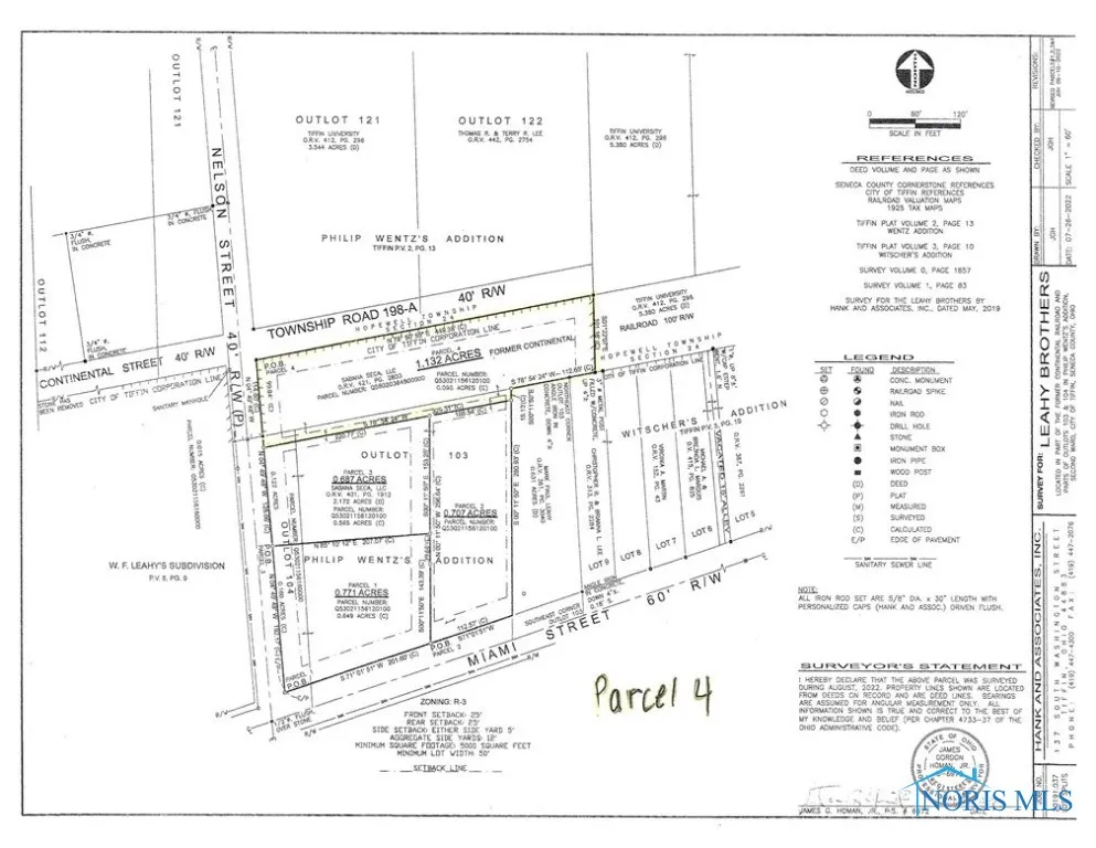 0 W Township Road 198a Parcel 4, Tiffin, Ohio 44883, ,Land,For Sale,Township Road 198A,6116514