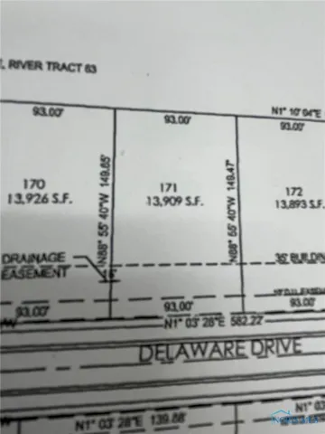 486 Delaware Drive, Perrysburg, Ohio 43551, ,Land,For Sale,Delaware,6131602