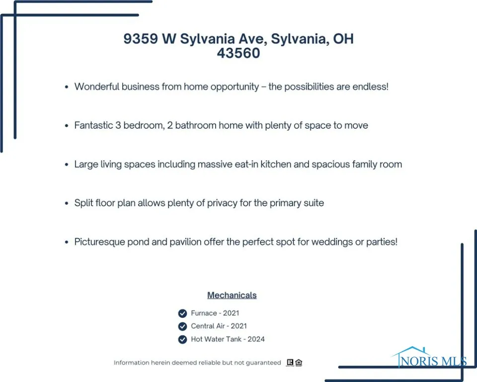 9359 Sylvania Avenue, Sylvania, Ohio 43560, 3 Bedrooms Bedrooms, 8 Rooms Rooms,2 BathroomsBathrooms,Residential,For Sale,Sylvania,6131553