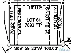 000 Spring Meadow Ln. Lot #61, Bryan, Ohio 43506, ,Land,For Sale,SPRING MEADOW LN. LOT #61,6133893