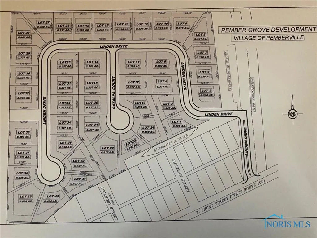 421 Linden Drive (lot 1), Pemberville, Ohio 43450, ,Land,For Sale,Linden Drive (Lot 1),6065419