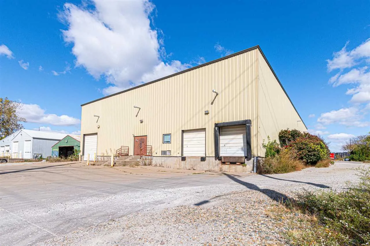 back lot view of warehouse