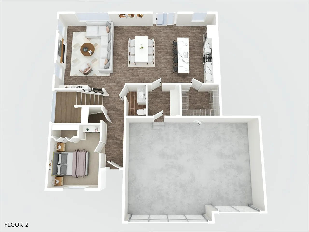 All photos are from floor plan rendering. Final selections may vary.