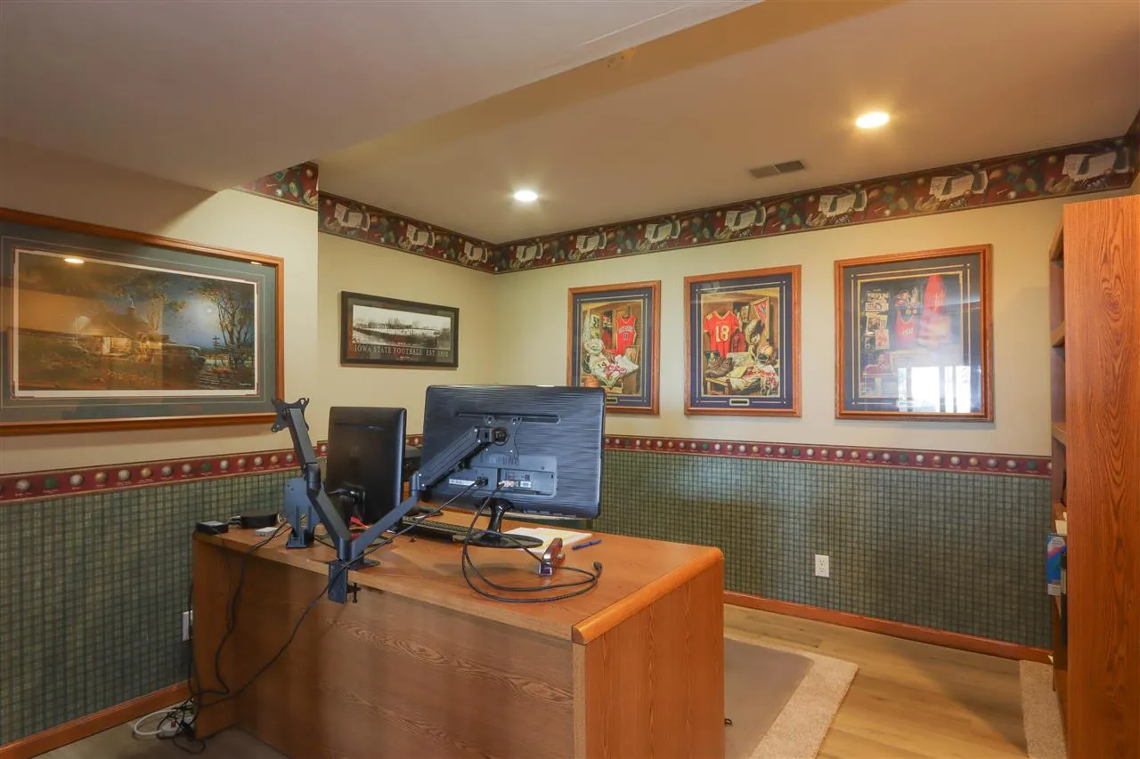 Office with French Doors