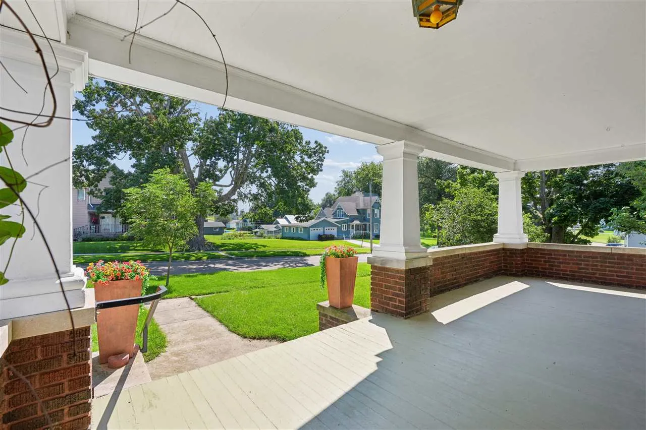 Covered front porch